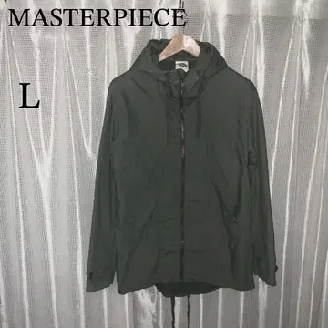 MASTERPIECE 코튼 지퍼 후드티 자켓 L