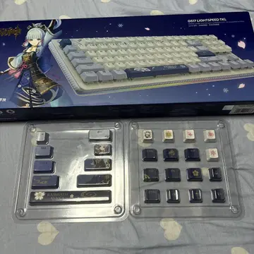원신 로지텍 G517 와이어리스 게이밍 키보드 카미사토 아야카 모델