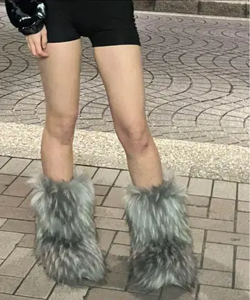 shein 퍼 부츠 y2k