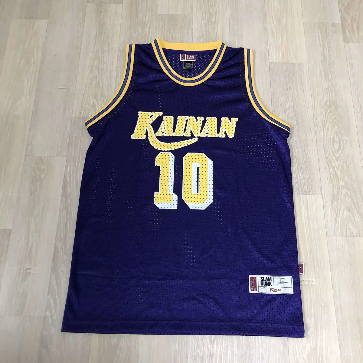 XL) Official Slam Dunk Hainan (Kainan) Jeon Ho-jang Kiyota 10 Uniform Jersey