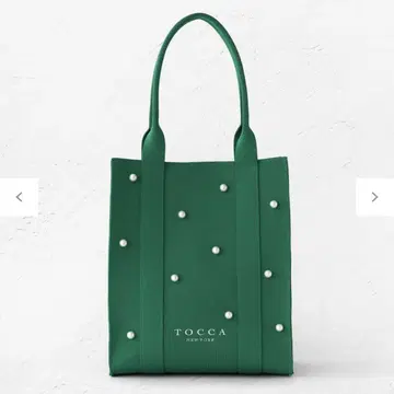 새상품급 TOCCA 그린 토트백