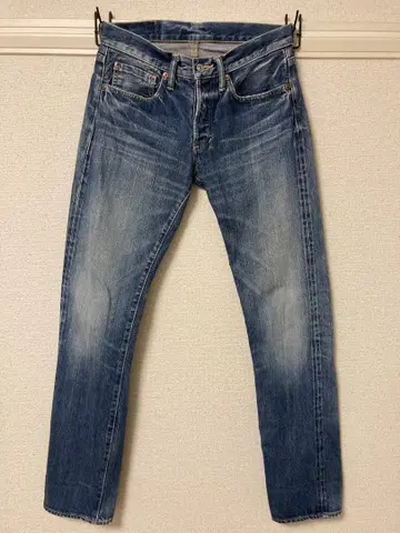 DENIME 스트레이트 데님 인디고 청바지