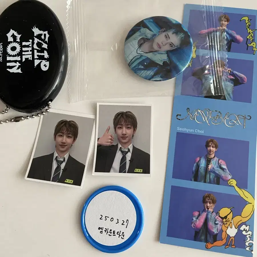 即購入・バラ売り可★bpmCL DVD ブロマイドセット Newbeat Bulk 4 cut photo Pin button ID photo on Bunjang