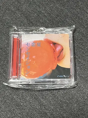 마카로니 연필  회장에서만 판매되는 가챠 CD풍 키링