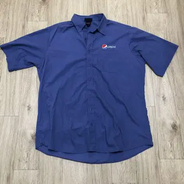 pepsi 워크 셔츠 파란색 펩시 구제 의류 셔츠