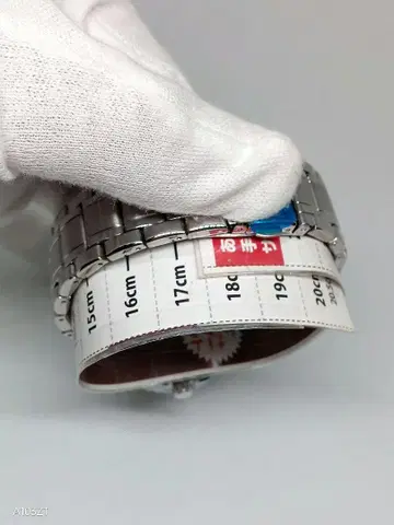 팔 둘레 조정 확인