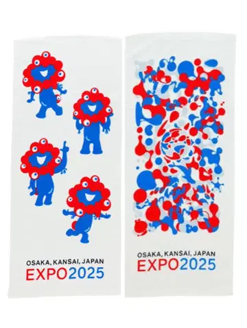 2025 오사카 간사이 엑스포 페이스 타월 2P 미야쿠미야쿠