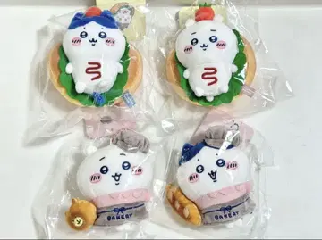 치이카와 베이커리 스태프 마스코트 샌드 마스코트 4개 하치와레
