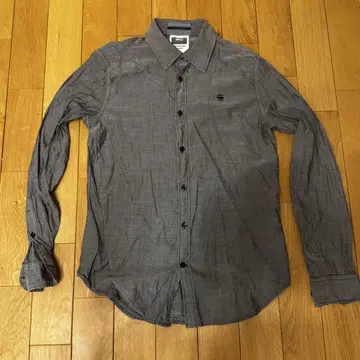 G-STAR RAW 그레이 긴팔 셔츠 M