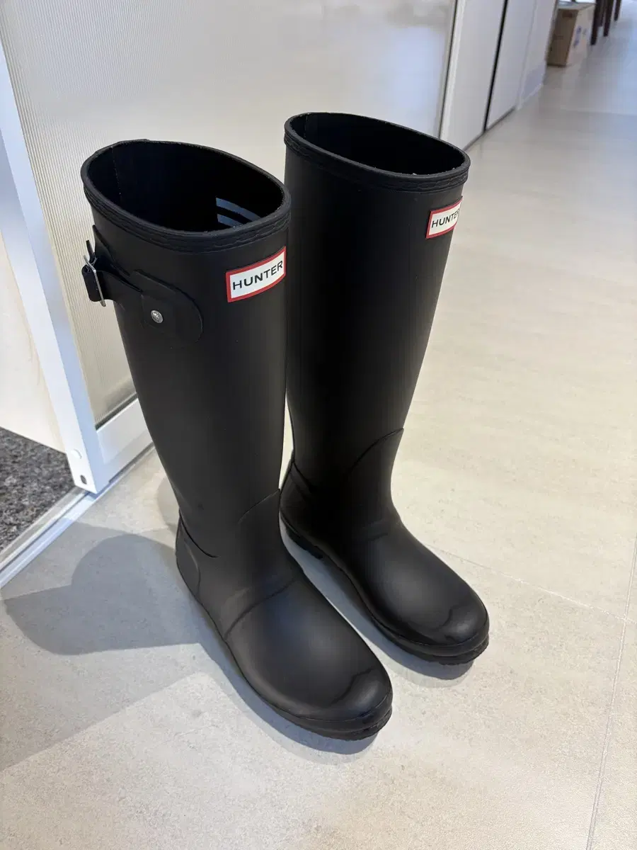 (W) Hunter Original Tall Rain Boots Black (UK5)