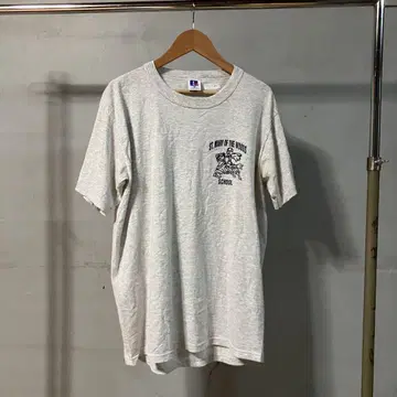 80년대 90년대 러셀 Russell 로고 티셔츠