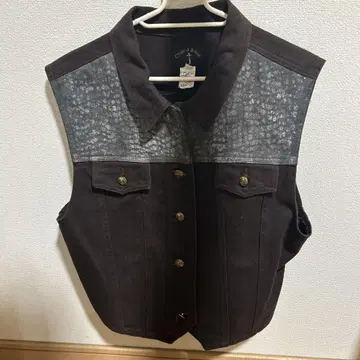 Cross J Jeans 브라운 슬리브리스 베스트