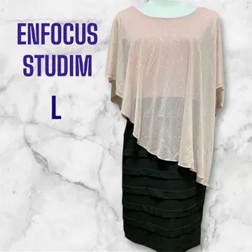 ENFOCUS STUDIM L 라메 핑크 계열 플레어 슬리브