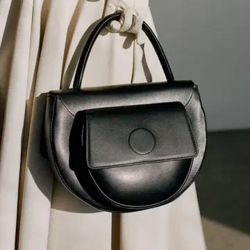 modern weaving 아치 핸들 루나 백 블랙