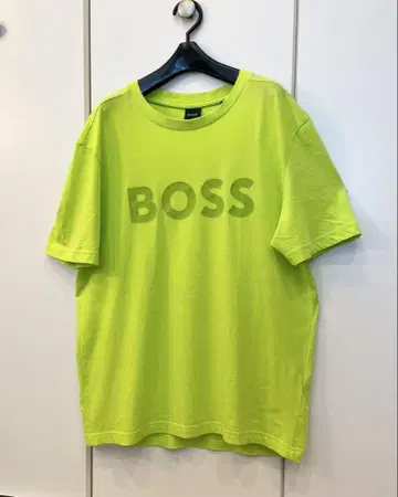새상품급 BOSS 보스 휴고보스 형광 티셔츠 라이트 그린 오타니 쇼헤이