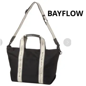 BAYFLOW 로고 테이프 2WAY 토트백