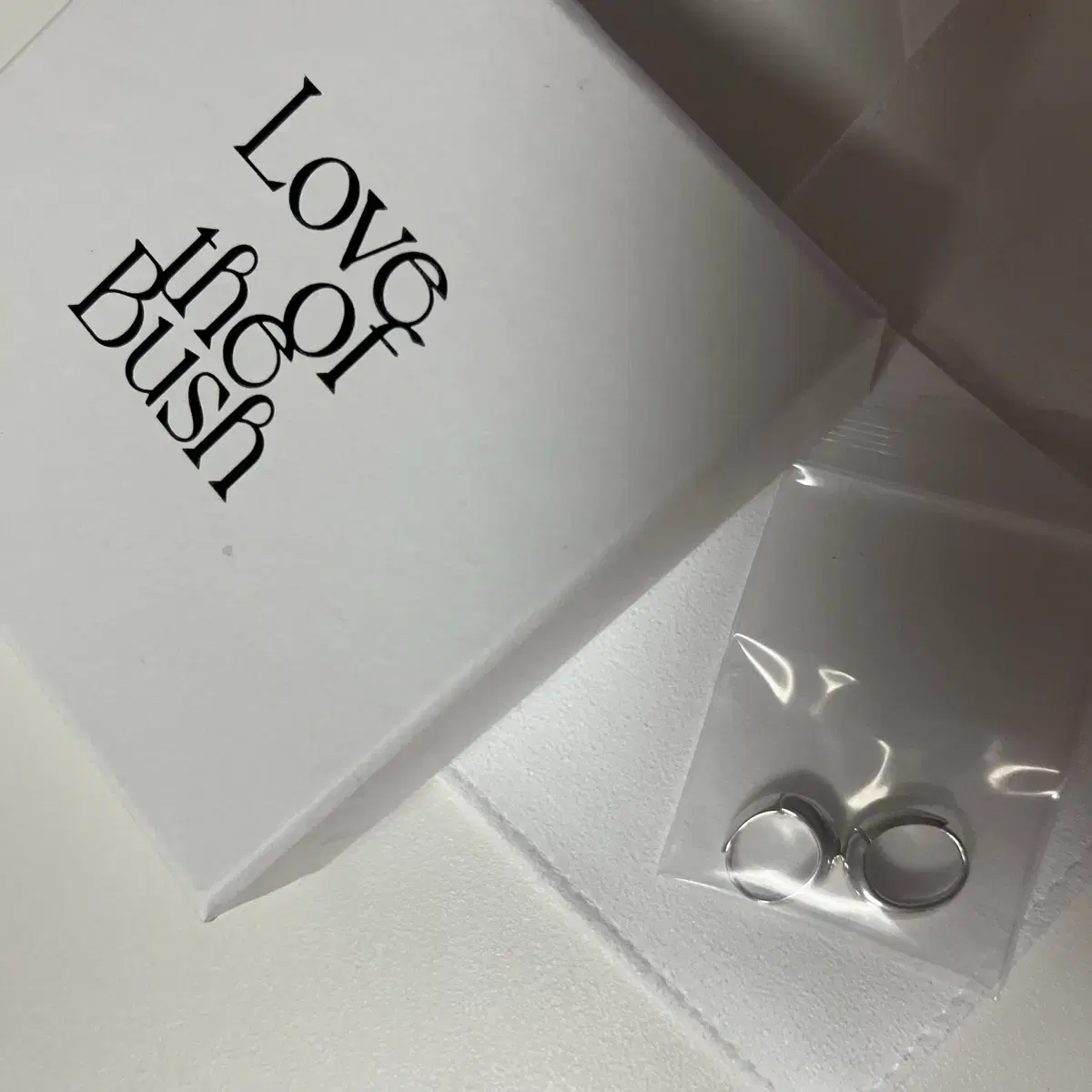 (New) Love of the Bush Large Essential Ring Earrings Silver