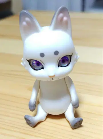 캡슐 인형 여우 화이트 커스텀