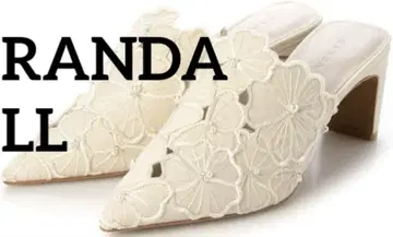 RANDA 플라워 컷 뮬 펌프스