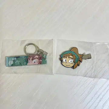 닌자 타마 란타로 젠포지 이사쿠 앞머리 클립 눈빛 키링