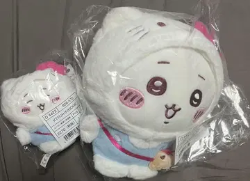 산리오 치이카와 (먼작귀) 마스코트 키링 봉제 인형 헬로키티 2개 세트