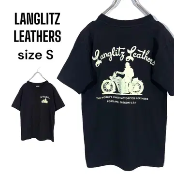 랑글리츠 가죽 Langlitz Leathers 티셔츠 USA제 S