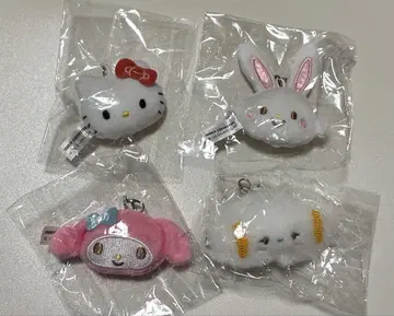 산리오 캐릭터즈 봉제 인형 참 4종 컴프 세트