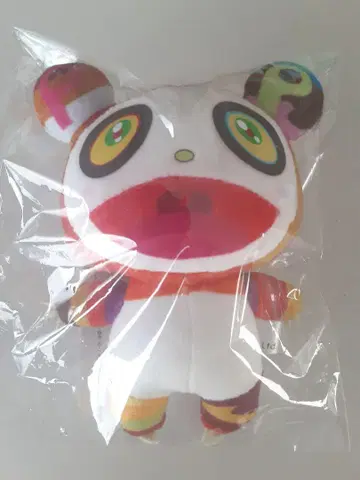 정품 무라카미 다카시 팬더 봉제 인형 레어 키체인 새상품