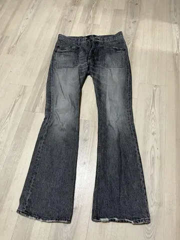 blazablitz 그레이 부츠 컷 데님