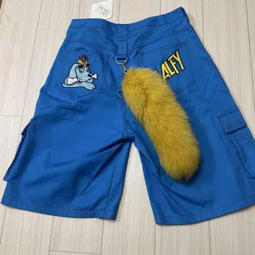 가르피 GALFY 하프 팬츠 대형견 XL 블루 사이버 강아지