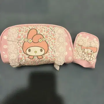 미사용 새상품 산리오 마이멜로디 My Melody 파우치 레어 세트