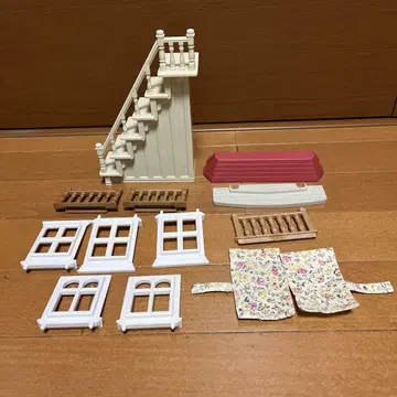 실바니안 패밀리 빨간 지붕의 큰 집 부품만