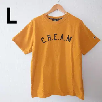 FAT 에프에이티 C.R.E.A.M. 머스타드 티셔츠 스키니 L
