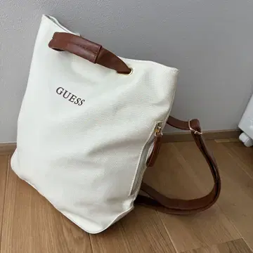 GUESS 토트백 백팩 2way 캔버스 새상품급 게스