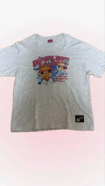 NYGD SPLASH TEE HEATHER GRAY NYXX&안경만두