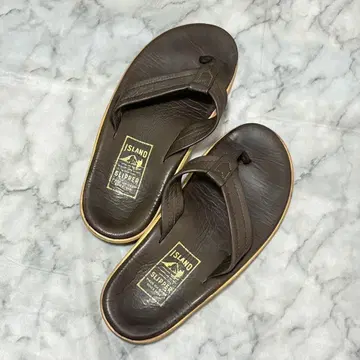 ISLAND SLIPPER 가죽 플립플랍 7