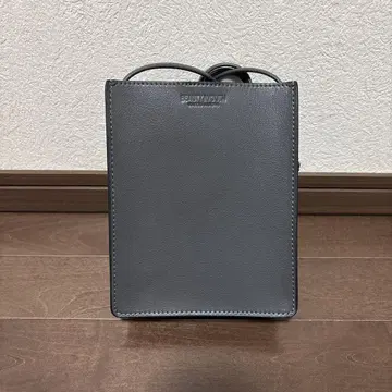 그레이 숄더백 합성 피혁