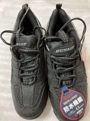택 포함 새상품 DUNLOP 방수 기능 스니커즈 미사용 새상품 블랙