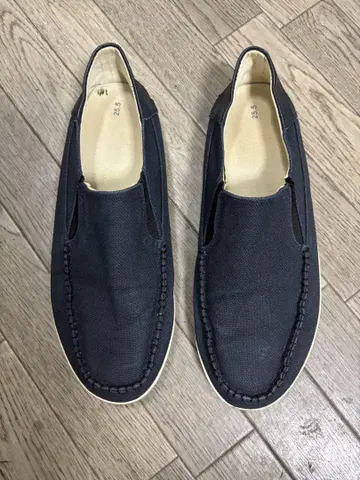 무인양품 네이비 슬립온 25.5cm