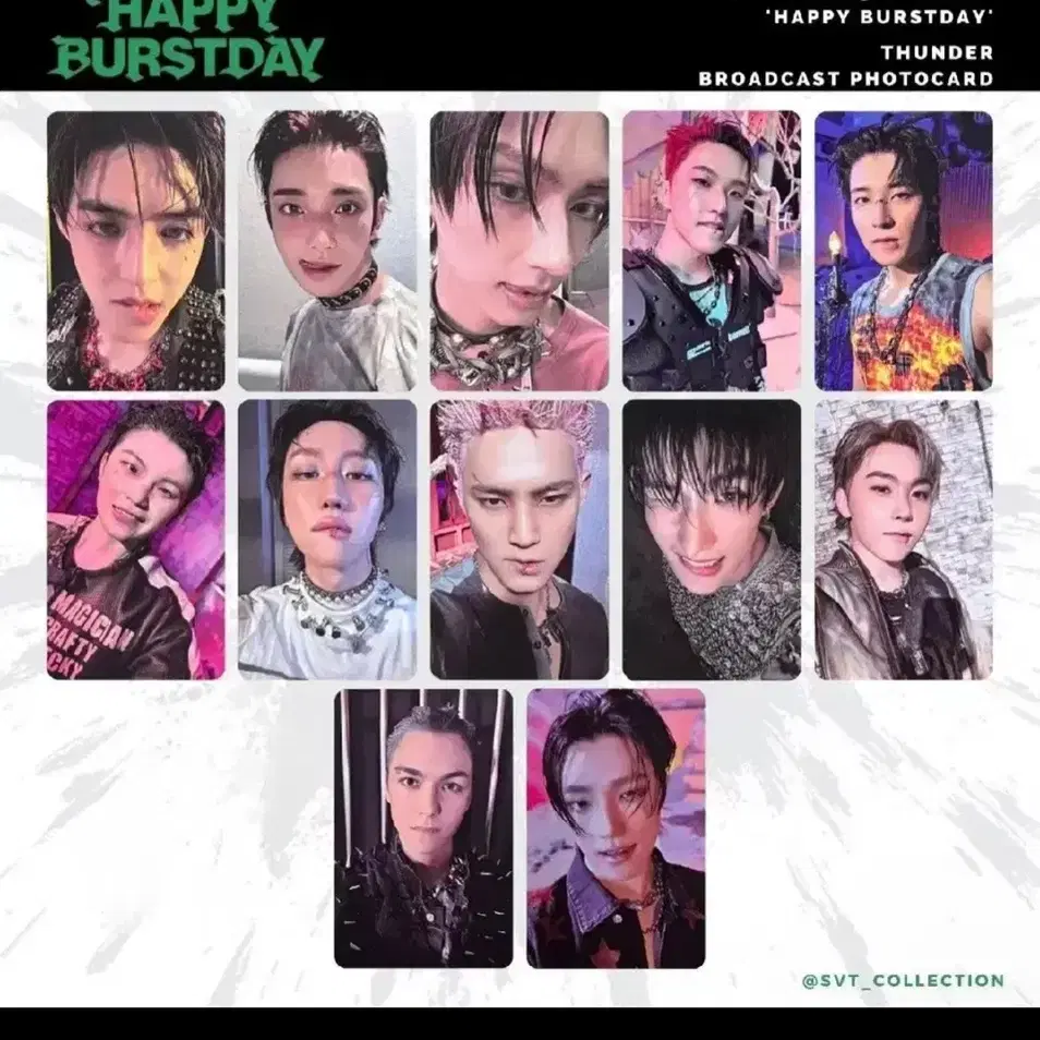 SEVENTEEN | 세븐틴 Seventeen Thunder Broadcast Poca Set