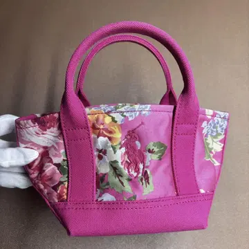 랄프 로렌 Ralph Lauren 꽃무늬 토트백 핑크