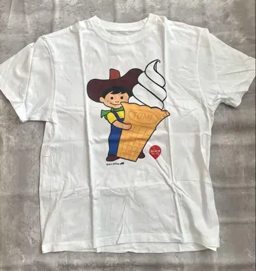 BEAMS JAPAN 스자타 콜라보 아이스 캐릭터 티셔츠 L