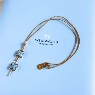 웨지우드 플라워 목걸이 재스퍼