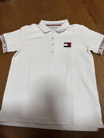 Tommy Hilfiger 화이트 피케 셔츠