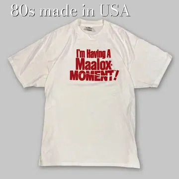 90s USA제 기업 로고 Maalox T XL 싱글 스티치