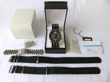 세이코 SKX007K2 블랙 보이 해외 모델 스트랩 3개 다이버