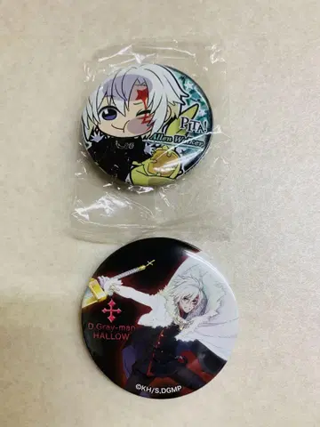 D.Gray-man HALLOW 피타 데포메 캔뱃지 알렌 워커