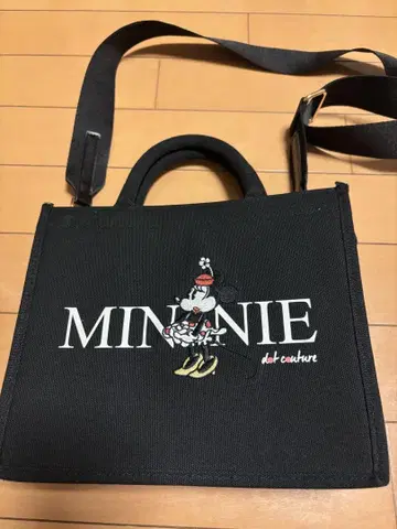 미니 마우스 토트백 블랙
