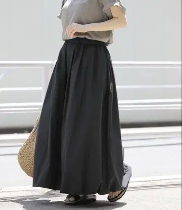 워셔블 벌룬 이지 스커트