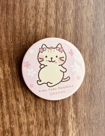후쿠후쿠 냥코 유니모 치하라다이점 한정판 캔뱃지 차차마루